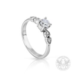 Годежен пръстен с централен Диамант - 0,40 ct. и странични - 0,03 ct. BR8088GIA