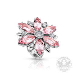 Бутиков златен пръстен с Морганити -8.67ct. и брилянти-1,17ct.BR9111