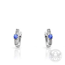 Обеци – бяло злато с Танзанити – 0,69 ct. и Диаманти – 0,18 ct. BR7144