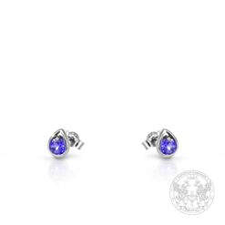 Семпли дамски обеци с Танзанит BR8695