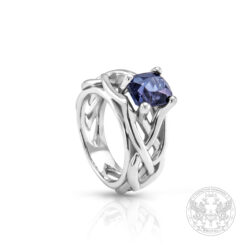 Дамски пръстен със синьо-виолетов Шпинел 2.77ct. BR6092