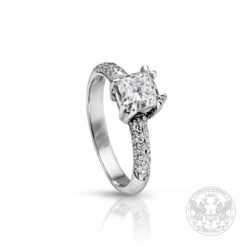 Годежен пръстен с централен Princess Диамант – 0,91 ct. BR1233GIA