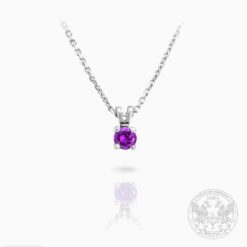 Златнo колие Solitaire с Шпинел - 0,90 ct. BR8138
