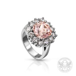 Златен пръстен с централен Морганит - 4,03 ct. и Диаманти - 1,93 ct. BR710