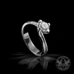 Класически годежен пръстен с 0.51 ct. BR9713 GIA Certificate