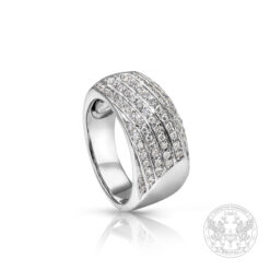 Дамски пръстен, бяло злато с Диаманти - 0,72 ct. BR8047