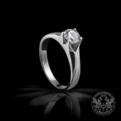 Златен годежен пръстен с диамант- BR8121GIA