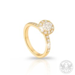 Годежен пръстен с централен Диамант – 0,26 ct. и странични – 0,20 ct. BR8566